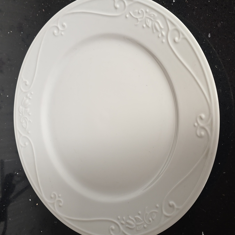 Princess House Veranda White Dinner Plate